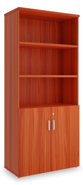 Dulap înalt SimpleOffice 80 x 40 x 180 cm, cireș