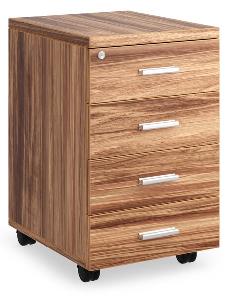 Container SimpleOffice 40 x 48 cm - 4 sertare, nuc