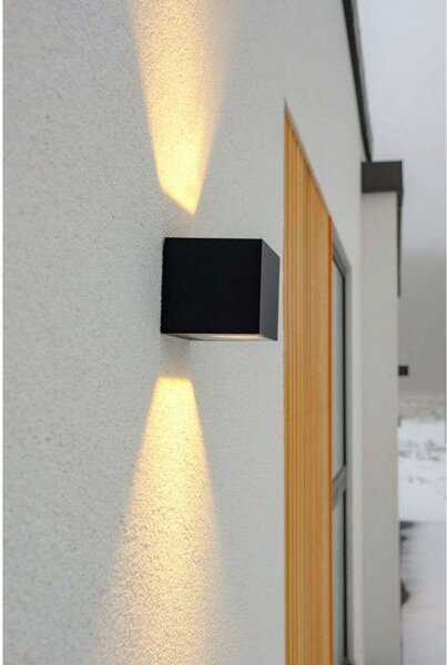 Lampă de Exterior ANTIDARK, reglabil, Negru, Terasă, Aluminiu