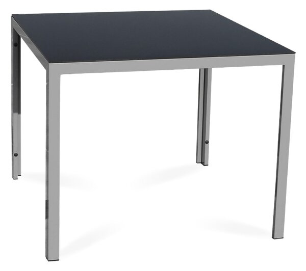 Masa de gradina Fargo 2, patrata, neagra/gri