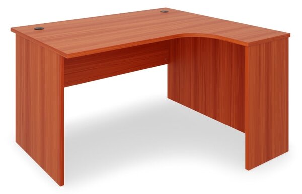 Masa coltar SimpleOffice 140 x 120 cm, dreapta, cires