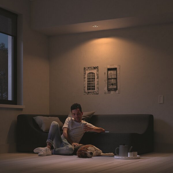 Spoturi Philips Hue, reglabil, Alb, Camera de zi, Plastic, Modern