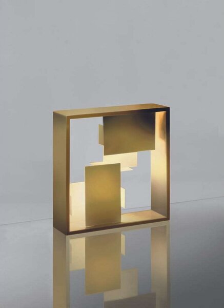 Lampă de perete Artemide, Auriu / Alamă, Camera de zi, Metal