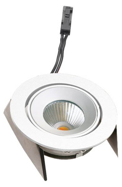 Hera Lampă LED încastrată SR 68 43° Dim-to-Warm, alb, reglabil, Alb, Hol, Metal, Modern, Corpuri de iluminat încastrate rotunde