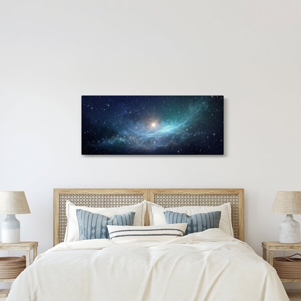 Tablou - Stele și nebuloase (120x50 cm)