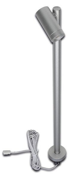 Hera Spot LED mono spot 3 W, aluminiu, 4.000 K, reglabil, Metalic, Metal