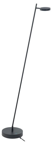 HighLight Lampadar LED Round Move, 1 bec negru 142 cm CCT dim, reglabil, Negru, Camera de zi / sufragerie, Metal, Modern, Umbrelă în picioare