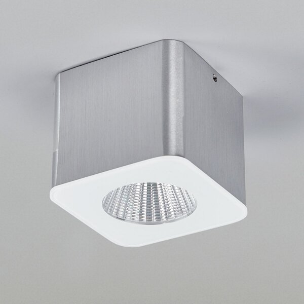 Helestra Oso spot LED tavan, unghi., alu mat, reglabil, Metalic, Baie, Metal, Modern