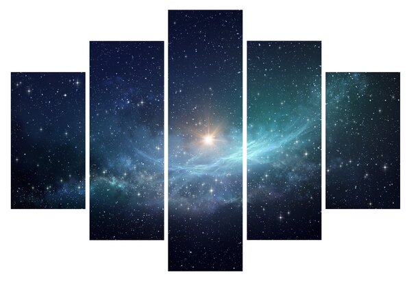 Tablou - Stele și nebuloase (150x105 cm)