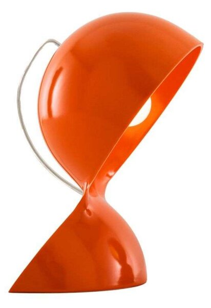 Lampă de masă Artemide, Portocaliu, Camera de zi, Plastic