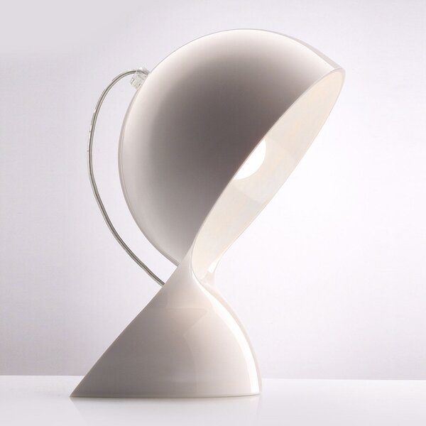 Lampă de masă Artemide, Dalù, Alb, Camera de zi, Plastic, Design