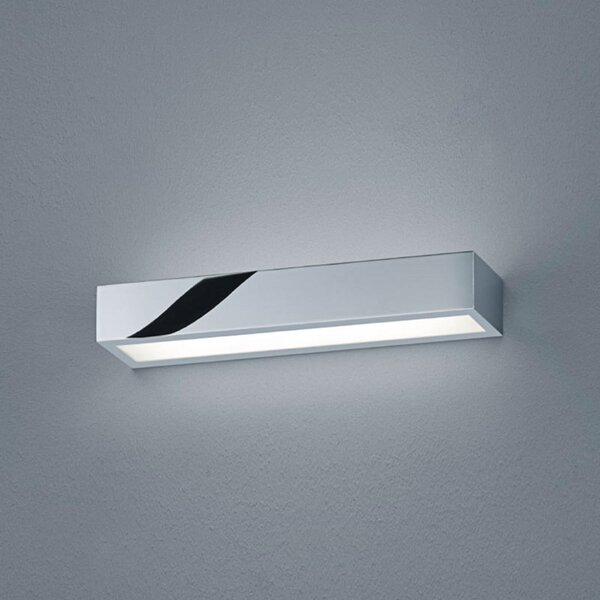 Helestra Theia lampă LED oglindă, cromată, 30cm, Metalic, Baie, Metal, Modern
