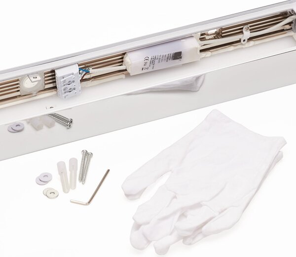 Helestra Theia lampă LED oglindă, cromată, 60cm, Metalic, Baie, Metal, Modern