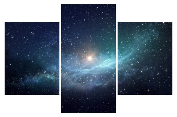 Tablou - Stele și nebuloase (90x60 cm)