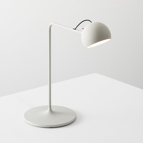 Lampă de masă Artemide, Ixa, reglabil, Gri, Camera de zi, Metal, Design