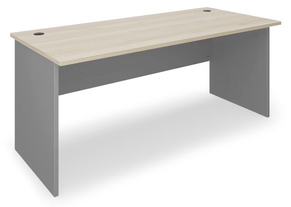 Masa SimpleOffice 180 x 80 cm, stejar deschis / gri