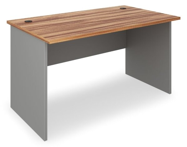 Masa SimpleOffice 140 x 80 cm, nuc / gri