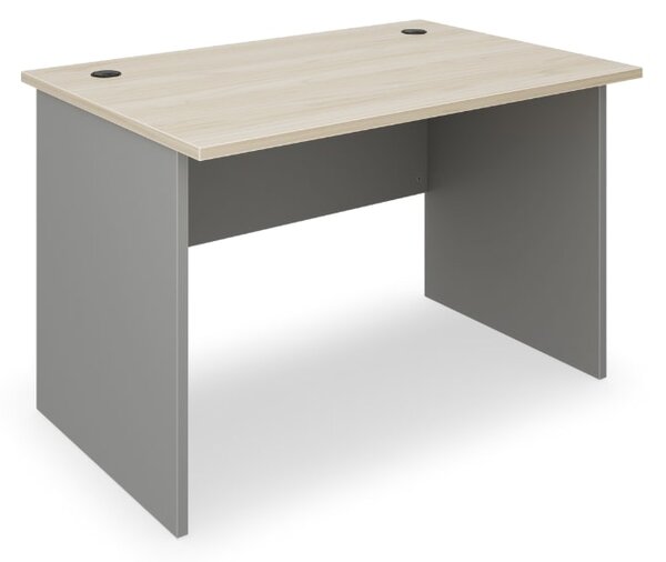 Masa SimpleOffice 120 x 80 cm, stejar deschis / gri
