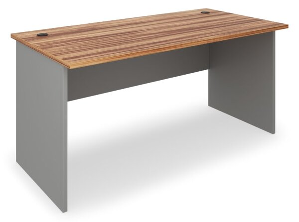 Masa SimpleOffice 160 x 80 cm, nuc / gri