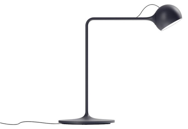 Lampă de masă Artemide, Ixa, reglabil, Negru, Camera de zi, Metal, Design
