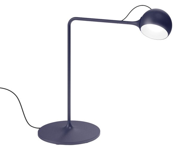 Lampă de masă Artemide, Ixa, reglabil, Albastru, Camera de zi, Metal, Design