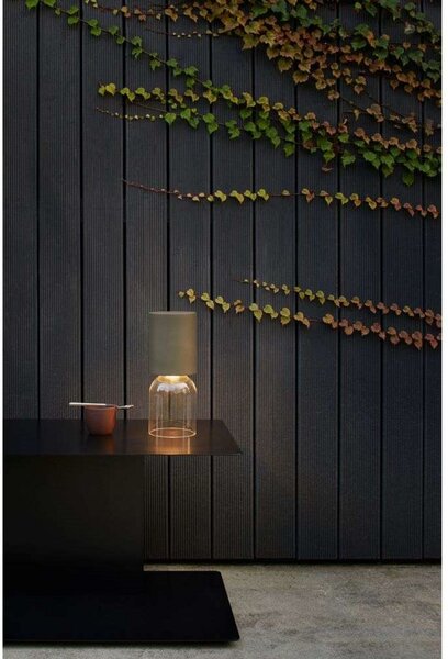 Nui Mini LED Rechargable Table Lamp Sand - Luceplan Luceplan
