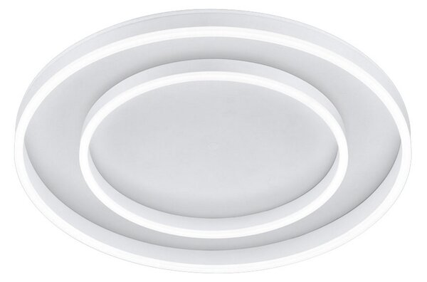Helestra Sona plafonieră LED dimabilă Ø60cm alb, reglabil, Alb, Hol, Metal, Modern