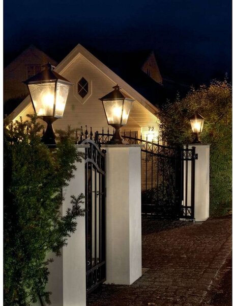 Lampă de Exterior Norlys, Negru, Terasă, Aluminiu