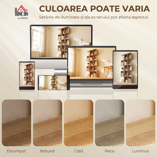 HOMCOM Divizor elegant cu design zigzag | Aosom Romania