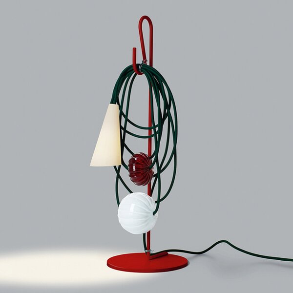 Lampă de masă Foscarini, Filo, Multicolor, Camera de zi, Metal, Design