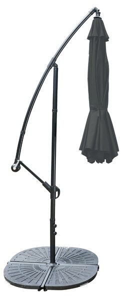 Umbrelă de soare de gradina Regano, gri
