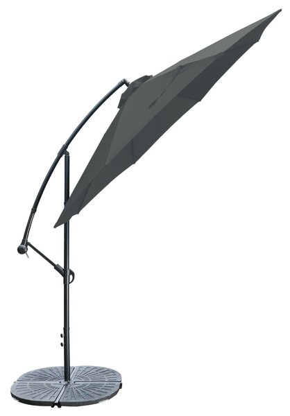 Umbrelă de soare de gradina Regano, gri