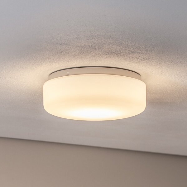 BEGA Bega plafonieră LED 50040P K3 Senzor, Ø 25 cm plastic alb, Alb, Hol, Plastic