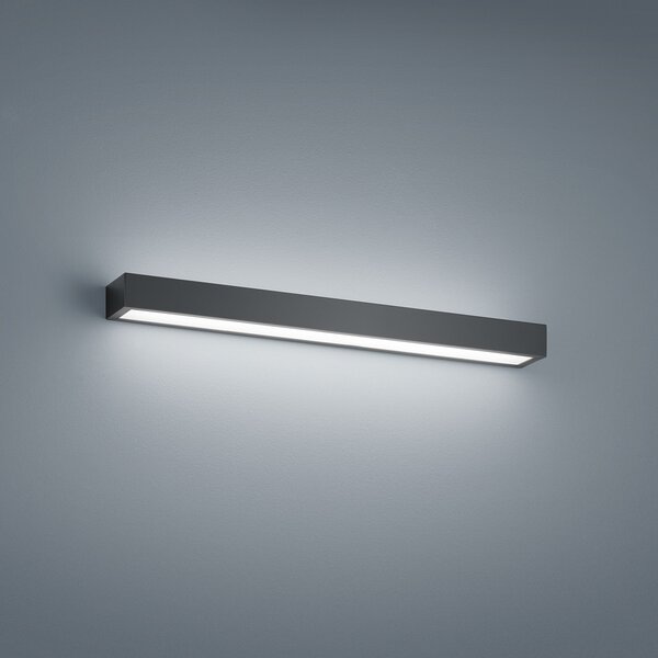 Helestra Theia LED LED, negru mat 60 cm, Negru, Baie, Metal, Modern