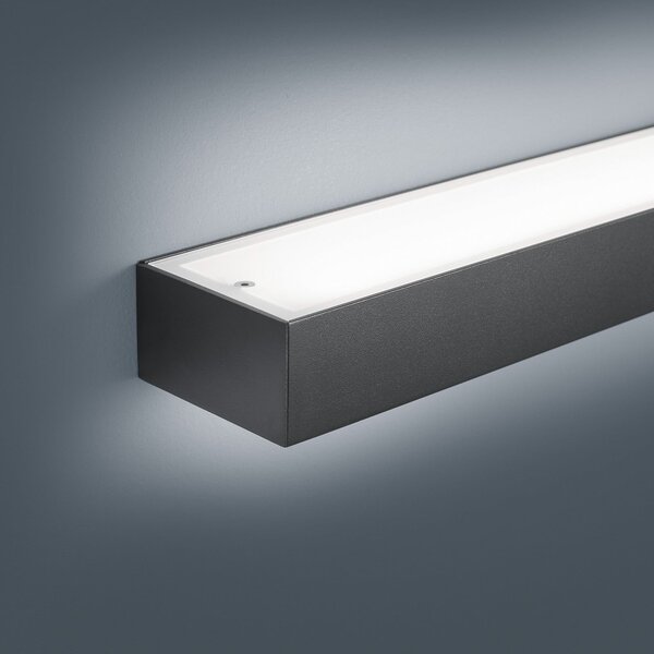 Helestra Theia LED LED, negru mat 60 cm, Negru, Baie, Metal, Modern