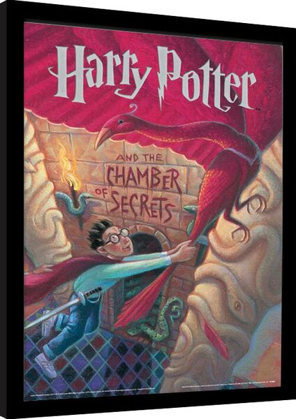 Poster înrămat Harry Potter - The Chamber of Secrets Book