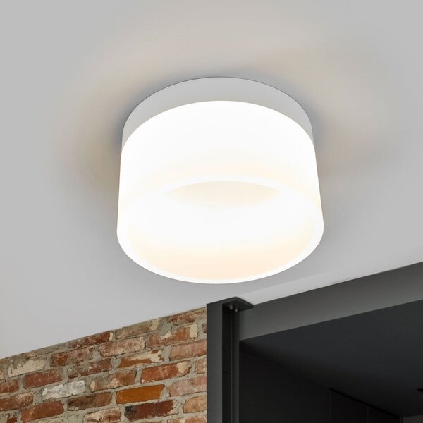 Helestra Liv plafonieră LED Ø 20 cm, reglabil, Alb, Camera de zi / sufragerie, Metal, Modern