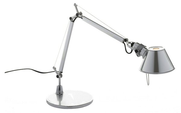 Lampă de masă Artemide, Metalic, Studiu / Birou, Aluminiu