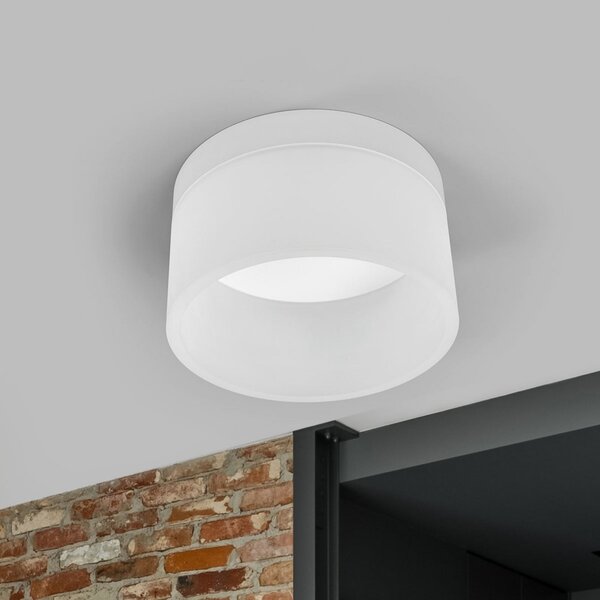 Helestra Liv plafonieră LED Ø 20 cm, reglabil, Alb, Camera de zi / sufragerie, Metal, Modern