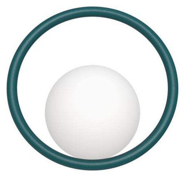 Hula Hoop Aplică de Perete HW Peacock Green - Swedish Ninja
