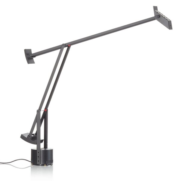 Lampă de masă Artemide, Tizio, reglabil, Negru, Studiu / Birou, Plastic, Design