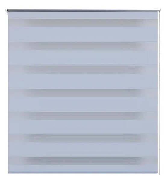 Jaluzea tip zebra, 120 x 230 cm, alb