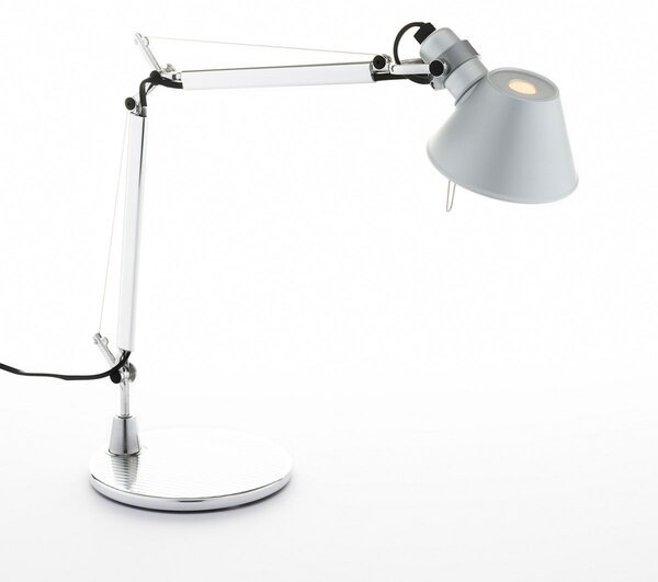 Lampă de masă Artemide, Tolomeo Micro, reglabil, Metalic, Studiu / Birou, Metal, Design