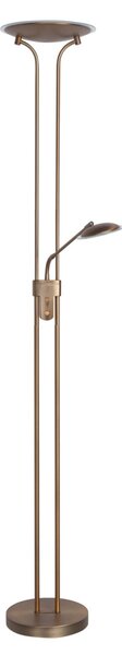 HighLight Lampa LED decorativă Lunera cu lampă de citit, reglabil, Bronz / Alamă Veche, Camera de zi / sufragerie, Metal, Casă de țară / Rustic, Lumină de lectură