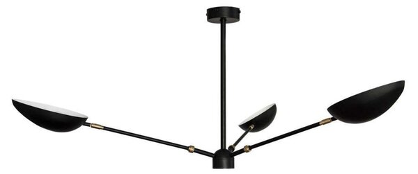 Plafoniere Watt & Veke, reglabil, Negru, Camera de zi, Metal, Modern