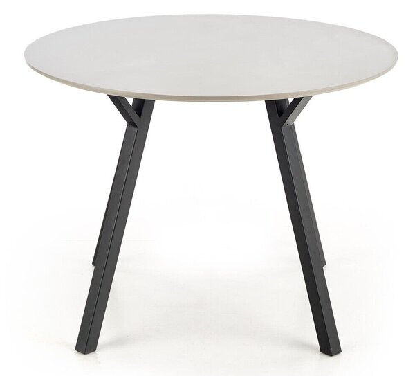 Masă Houston 876Negru, Gri, 7cm, MDF, Metal