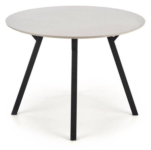 Masă Houston 876Negru, Gri, 7cm, MDF, Metal
