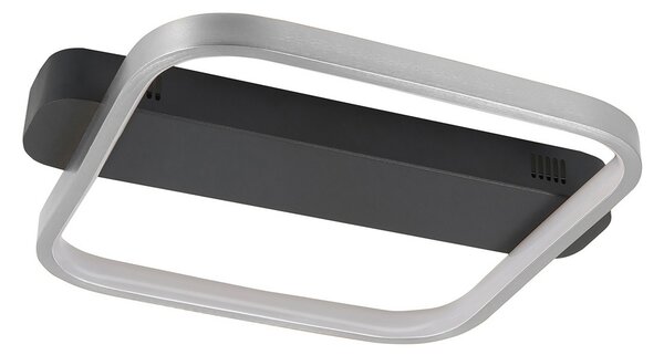 HighLight Plafonieră cu LED Ascona, negru/negru, 20 W, reglabil, Negru, Camera de zi / sufragerie, Metal, Modern