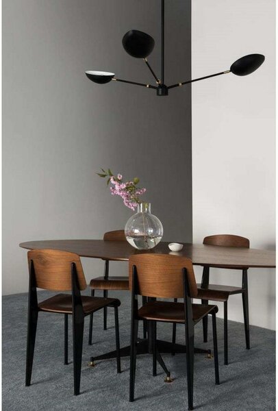 Plafoniere Watt & Veke, reglabil, Negru, Camera de zi, Metal, Modern