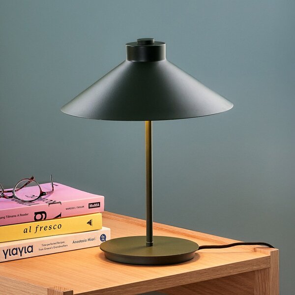 Hübsch HÜBSCH Lampă de masă Shape, verde închis, fier, E14, Verde, Camera de zi / sufragerie, Metal, Design